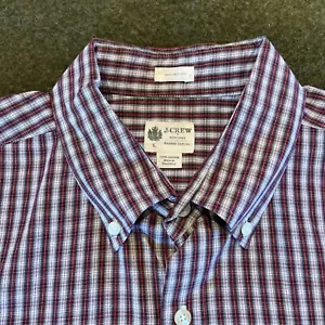 VINTAGE Men's J.Crew Tailored Fit Washed Casual Button Front Shirt... Large - Picture 1 of 4