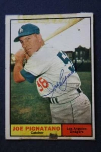 Los Angeles Dodgers Joe Pignatano signed/autographed 1961 Topps Baseball Card -- - Picture 1 of 1