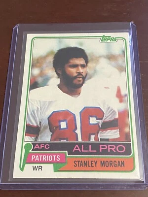 1981 Topps Stanley Morgan New England Patriots #290 - Image 1 of 2