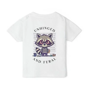 Unhinged and Feral Toddler T-Shirt: Perfect for Playtime, Birthdays, Gifts - Picture 1 of 17