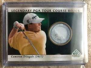 Upper Deck UD SPGU SP 2021 juego usado Legendary Course Relics Cameron Tringale - Imagen 1 de 1