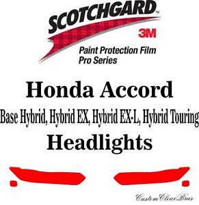 3M Scotchgard Pro Series Paint Protection Film Fits 18-19 Honda Accord Sedan