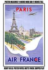 11x17 POSTER - 1947 Paris French Airline