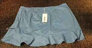 Nuovo con etichetta! Lady Hagen Donna XXL Sovrapposizione Ruffle Skort Golf Navette Blu - Foto 1 di 3