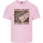 Engines & Beer Cars Hot Rod Mechanic Funny Kids T-Shirt Childrens
