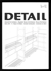 Architettura DETAIL N.1 2001 ZEITSCHRIFT FUR ARCHITEKTUR - Picture 1 of 1