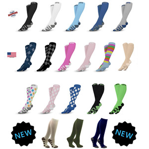 Go2 Compression Socks 20-30 mmHG Graduated Mens or Womens S-XL High Compression