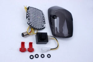 Fits Honda Shadow ACE VT750 /Aero 1100 /Sabre LED Tail Light Turn Signal Smoke - Picture 1 of 5
