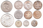 11 Coins from the Americas: North, Central, South, 7 Silver.