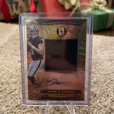 2023 Panini Gold Standard Aidan O’Connell  Rc Auto Patch RPA /149 Raiders