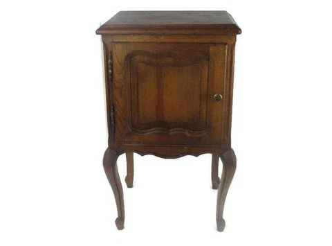 Nightstand End table Dresser 50s Vanity Cabinets Louis XVI style Louis XV Cover