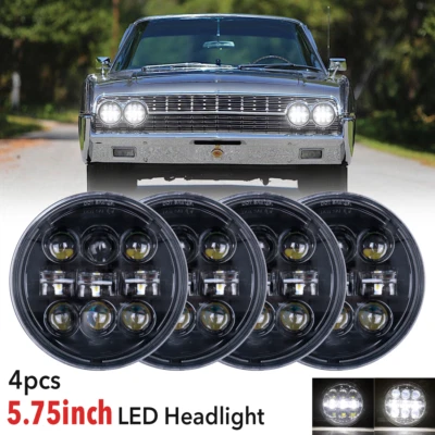 4PCS Projector 5.75'' 5-3/4" Inch Led Headlights Hi-lo Beam For Chevy Corvette - Image 1 of 4