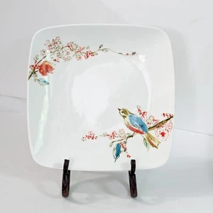 Lenox Bone China Simply Fine CHIRP 8.5" Square Accent Salad Plate - Picture 1 of 3