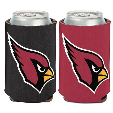 Arizona Cardinals Can Cooler Two Sided Design NFL Collapsible Koozie Cover
