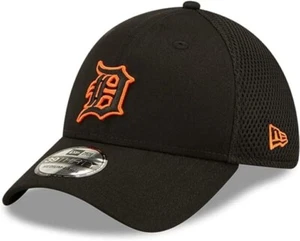NWT Authentic MLB New Era Detroit Tigers Black Orange Neo MLB 39Thirty Hat Cap - Picture 1 of 6