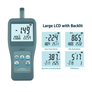 Dew Point Meter Temperature Range -45~120°C (-49~248°F) Ambient -30~120°C - Picture 1 of 11