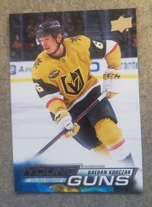 2022-23 Upper Deck Ser 1 Young Guns Kaedan Korczak #218 RC VEGAS Golden Knights