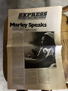 Vintage (East Bay) EXPRESS Free Weekly, Jan 26, 1979 Marley Speaks - Picture 1 of 1