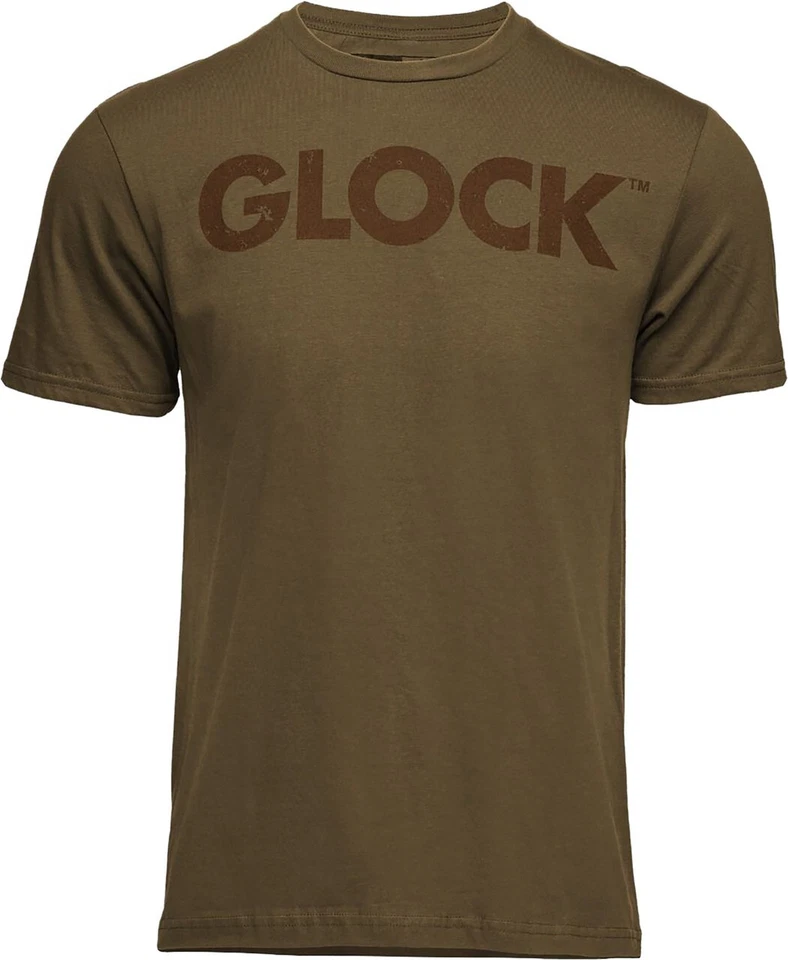 Camiseta Glock Calibre Coyote Algodón Hilado en Anillos Manga Corta XL Foto 1 de 1