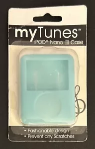 Light Blue myTunes 977454 Silicone Case Skin For Use W iPod Nano III - Photo 1 sur 2