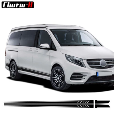 507 Style Stripe Car Door Side Skirt Sticker for Mercedes Benz Vito V Class W447 Foto 1 de 4