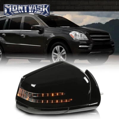 Espejo retrovisor derecho negro del lado del pasajero apto para Mercedes Benz ML350 GL450 2011-2012 Foto 1 de 4