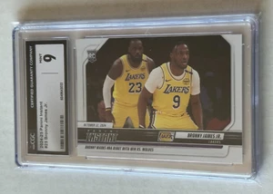 2024 Panini Instant # 25 LeBron James FATHER'S DAY CARD Bronny Jr RC Debut CGC 9 - Picture 1 of 4