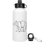 'Bear Line Art' Reusable Water Bottles (WT045970)