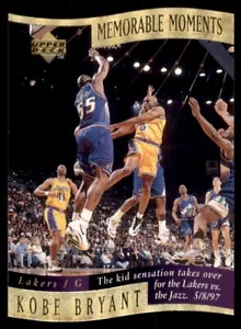 1997-98 Upper Deck Memorable Moments Kobe Bryant Los Angeles Lakers #4 - Picture 1 of 2