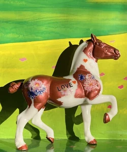 Custom Breyer Stablemate Belgian Draft. Ein perfektes Valentinstagsgeschenk - Bild 1 von 2