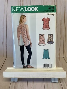 New Look 6376 Misses Top Shirt Blouse Swing Layered Back Open Sewing Pattern NEW - Bild 1 von 2