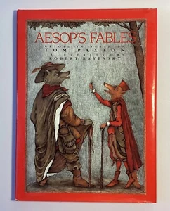 NOS ©1988 AESOP'S FABLES HARDCOVER WITH JACKET TOM PAXTON & ROBERT RAYEVSKY - Picture 1 of 14