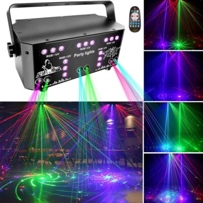 RGB Laser Projektor DMX Bühne Licht Strobe Strahl DJ Disco Party Licht Wirkung - Bild 1 von 4