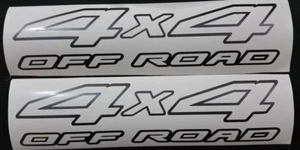 4x4 Off Road sticker / decal set in Black vinyl, suits Nissan Navara D22 or D40 - Picture 1 of 11