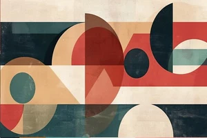 Unframed Abstract Wall Art, poster, print. Unframed Canvas, picture, home decor. - Picture 1 of 7