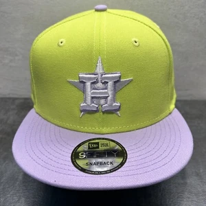 Houston Astros Hat New Era 9Fifty Cyber Highlighter Purple Snapback OSFM H31 - Picture 1 of 8