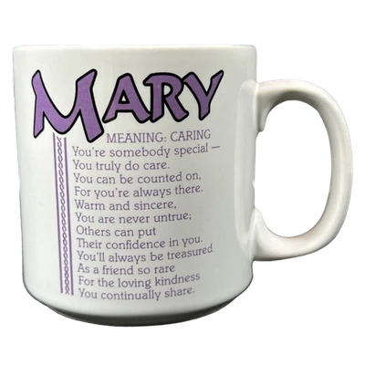 Caneca papel interior lavanda nome poesia MARY - Imagem 1 de 4