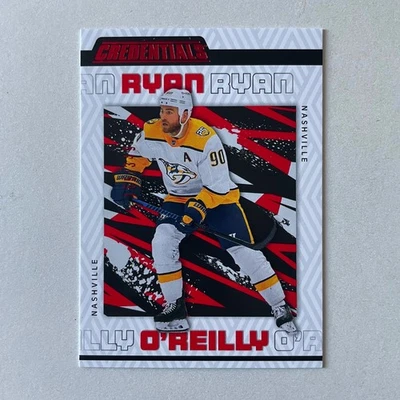 2023 Upper Deck Credentials #51 Ryan O'reilly Red 165/349 - Image 1 of 2