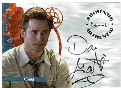 Charmed Power of Three Inkworks Autograph Card A12 Dan Gauthier as Craig Auto - Image 1 of 2