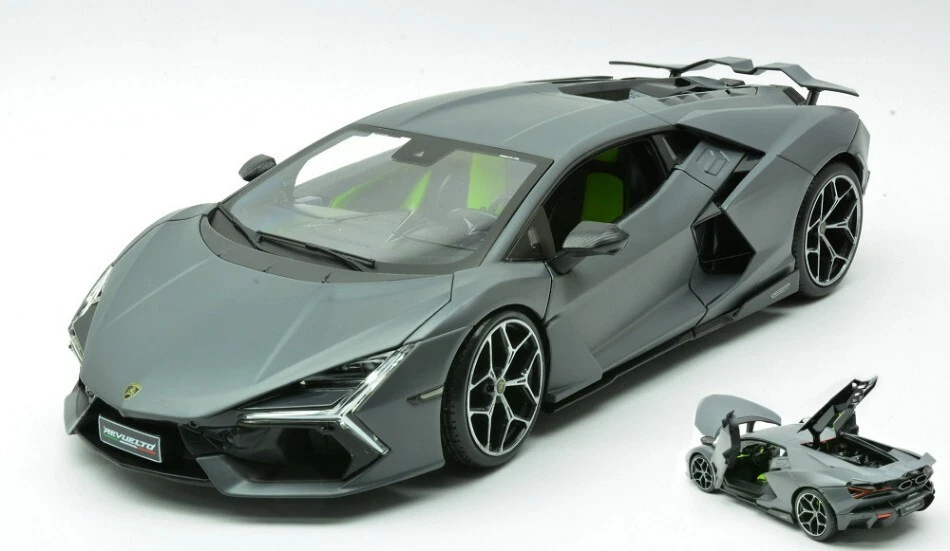 LAMBORGHINI 74X REVUELTO MATT GREY 1:18 - Immagine 1 di 1