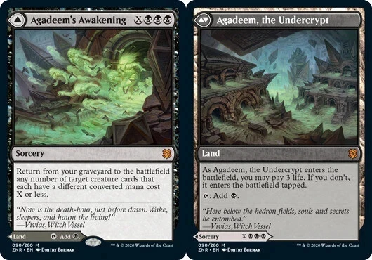 Agadeem's Awakening // Agadeem, the Undercrypt NM, English MTG Zendikar Rising - Image 1 of 1