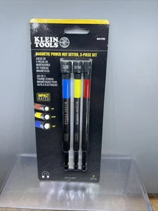 Klein Tools 65411PK3 Impact Magnetic Color-Coded Power Nut Setter 3 Piece Set - Picture 1 of 7