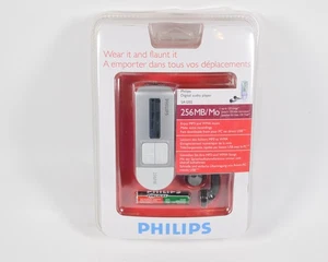 Reproductor de audio digital MP3 Philips SA 1202 plateado raro de colección sellado - Imagen 1 de 5