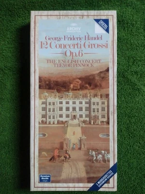 Handel Op.6 The English Concert - Trevor Pinnock Cassette Boxset - Image 1 of 3