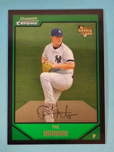2007 Bowman Chrome RC Phil Hughes New York Yankees #BDP49 ⚾ - Picture 1 of 2