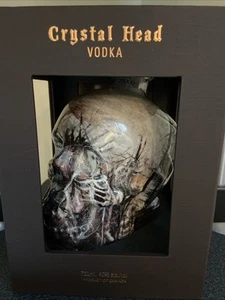 Botella Calavera Cabeza Cristal Por John Alexander - Muy Rara Vacía - Imagen 1 de 10