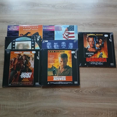 Laserdisk Filme NEU OVP 7 Titel Ohne Ausweg Money train Gunmen Bob Roberts... - Bild 1 von 4