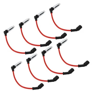 8pcs 10.2mm/0.40in Spark Plug Wire Set 48322R Ignition Cable Part For - Picture 1 of 22