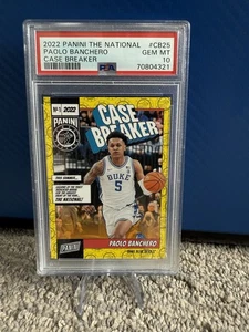 PAOLO BANCHERO 2022 PANINI NAZIONALE CASE BREAKER RC #165/199 PSA 10 - Foto 1 di 2
