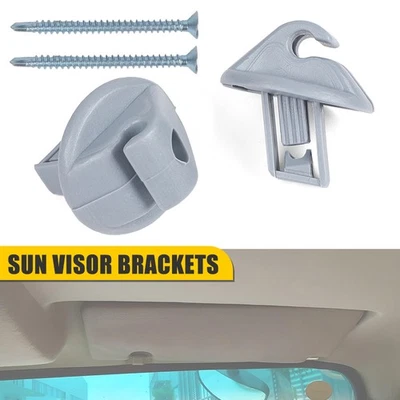 2x Soporte de visera de sol soporte clip de montaje para Renault Mascott Master MK1 MK2 Trafic Foto 1 de 4